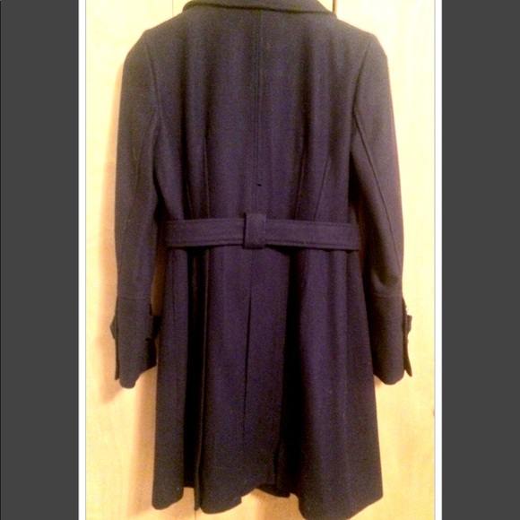 NEW La Nouvelle Renaissance Wool Coat-Deep Purple - Picture 2 of 7